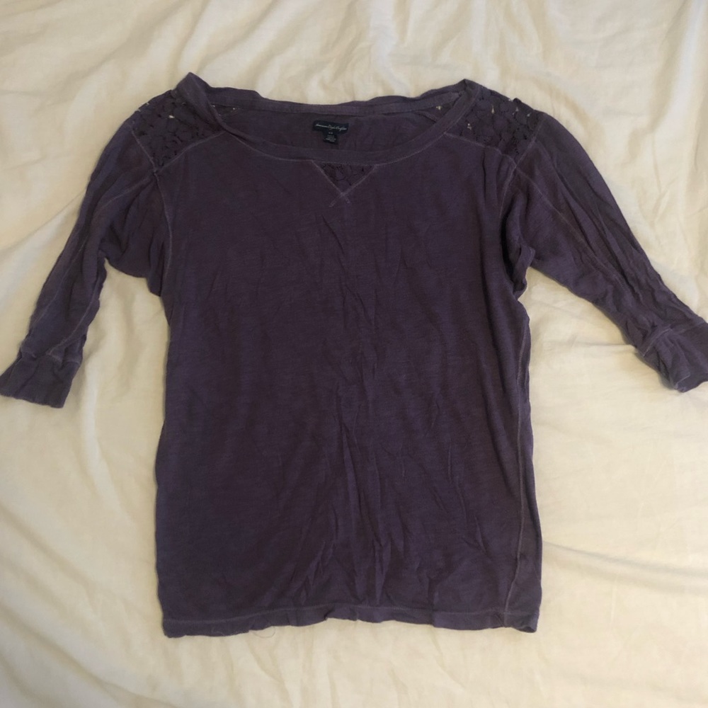 Purple American Eagle Top